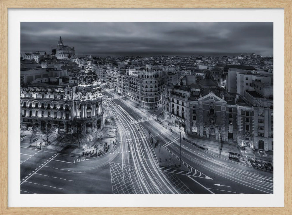 Lichter der Stadt Madrid | Poster