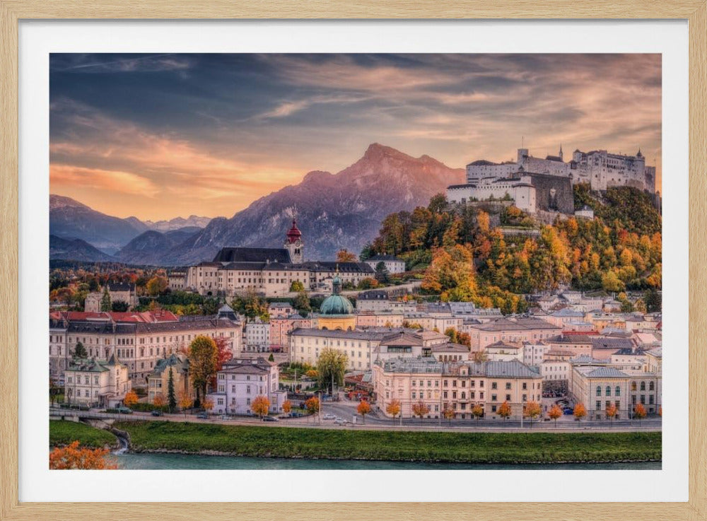 Salzburg in Herbstfarben | Poster