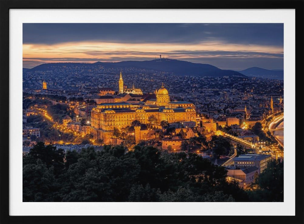 Panorama von Budapest | Poster