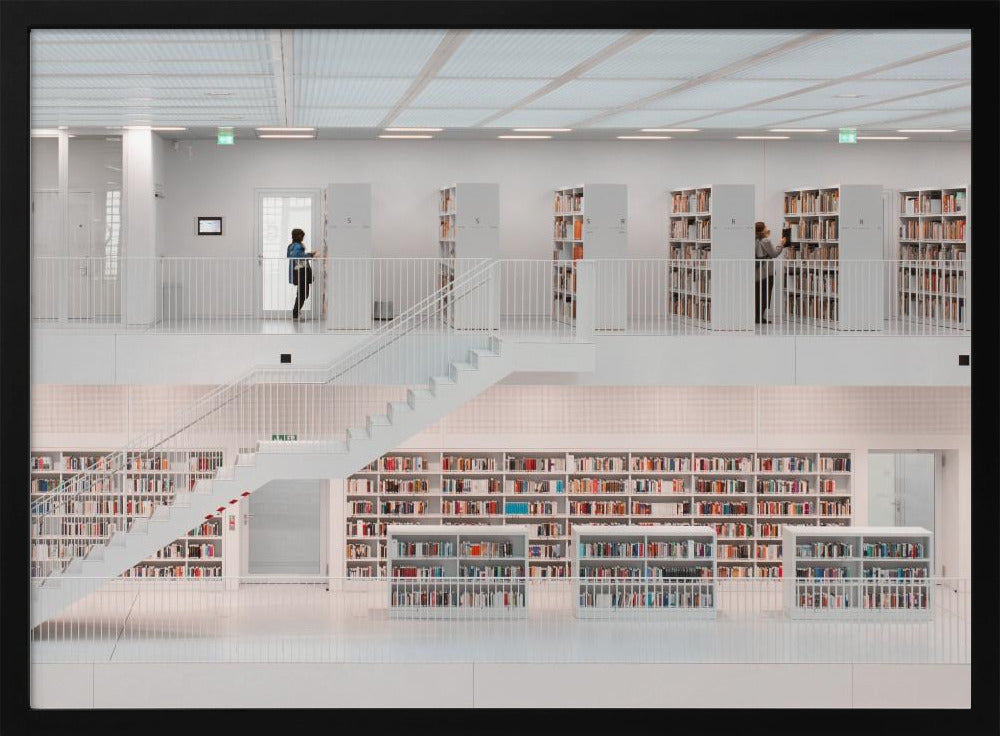 in der Bibliothek, 2014 | Plakat