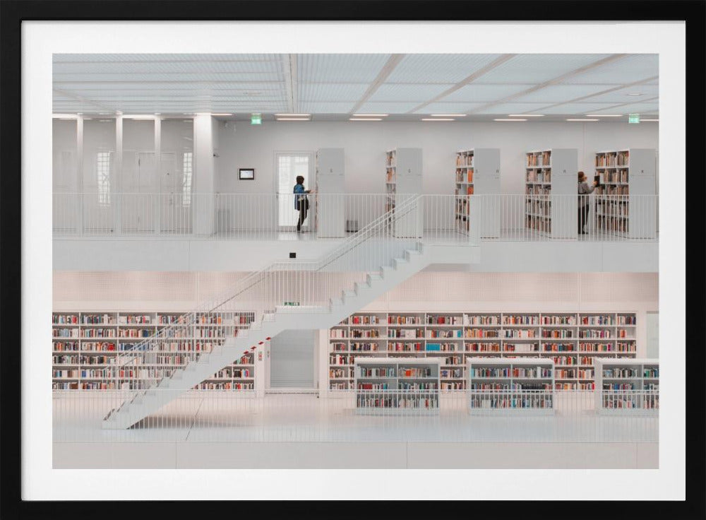 in der Bibliothek, 2014 | Plakat