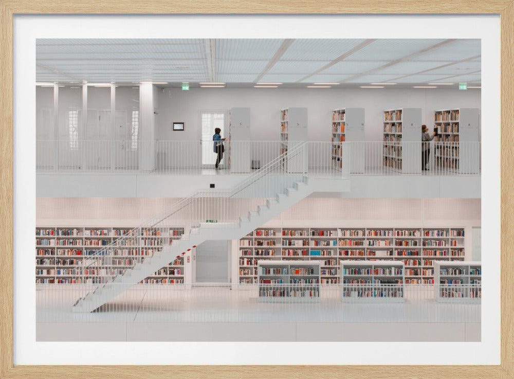 in der Bibliothek, 2014 | Plakat