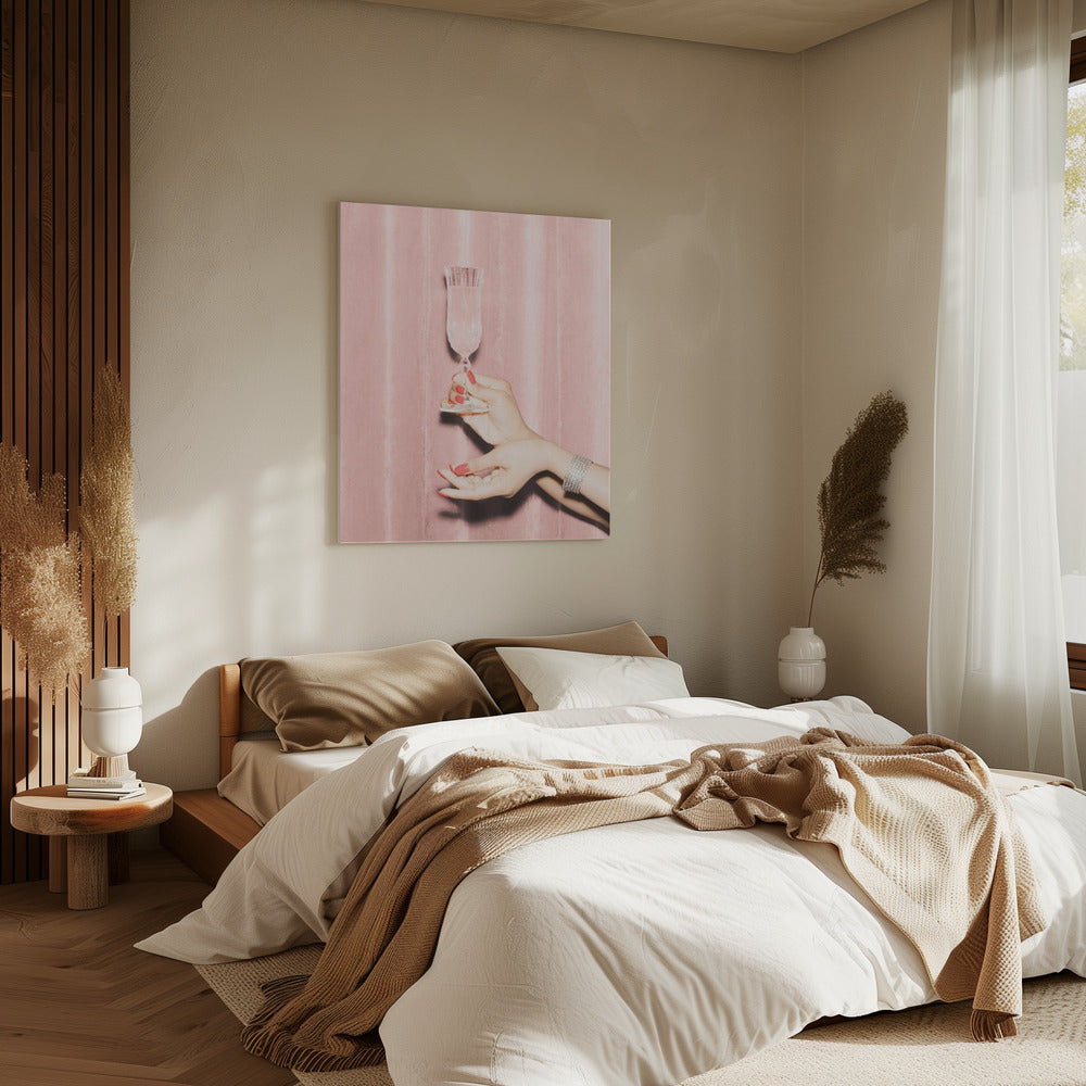 Auf Pink 01 | Leinwand