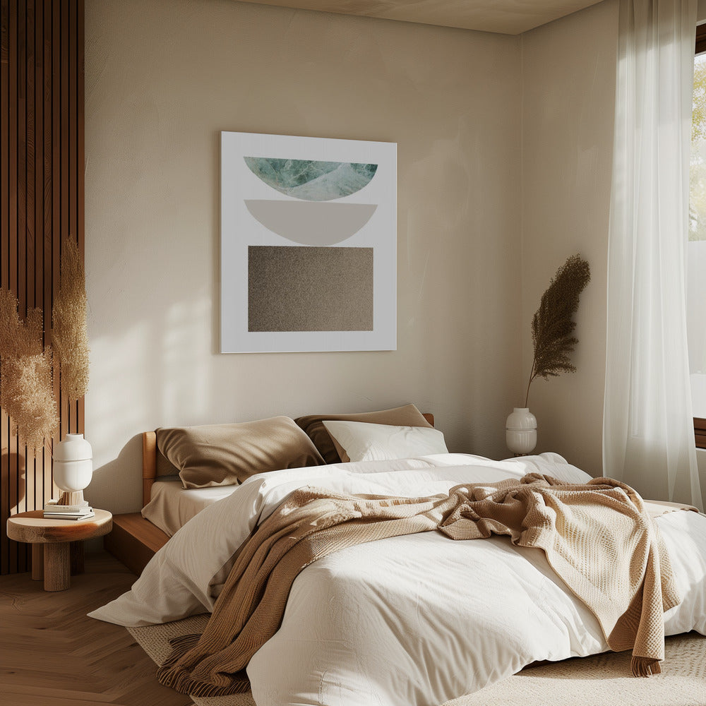 Minimalistische geometrische Formen | Leinwand