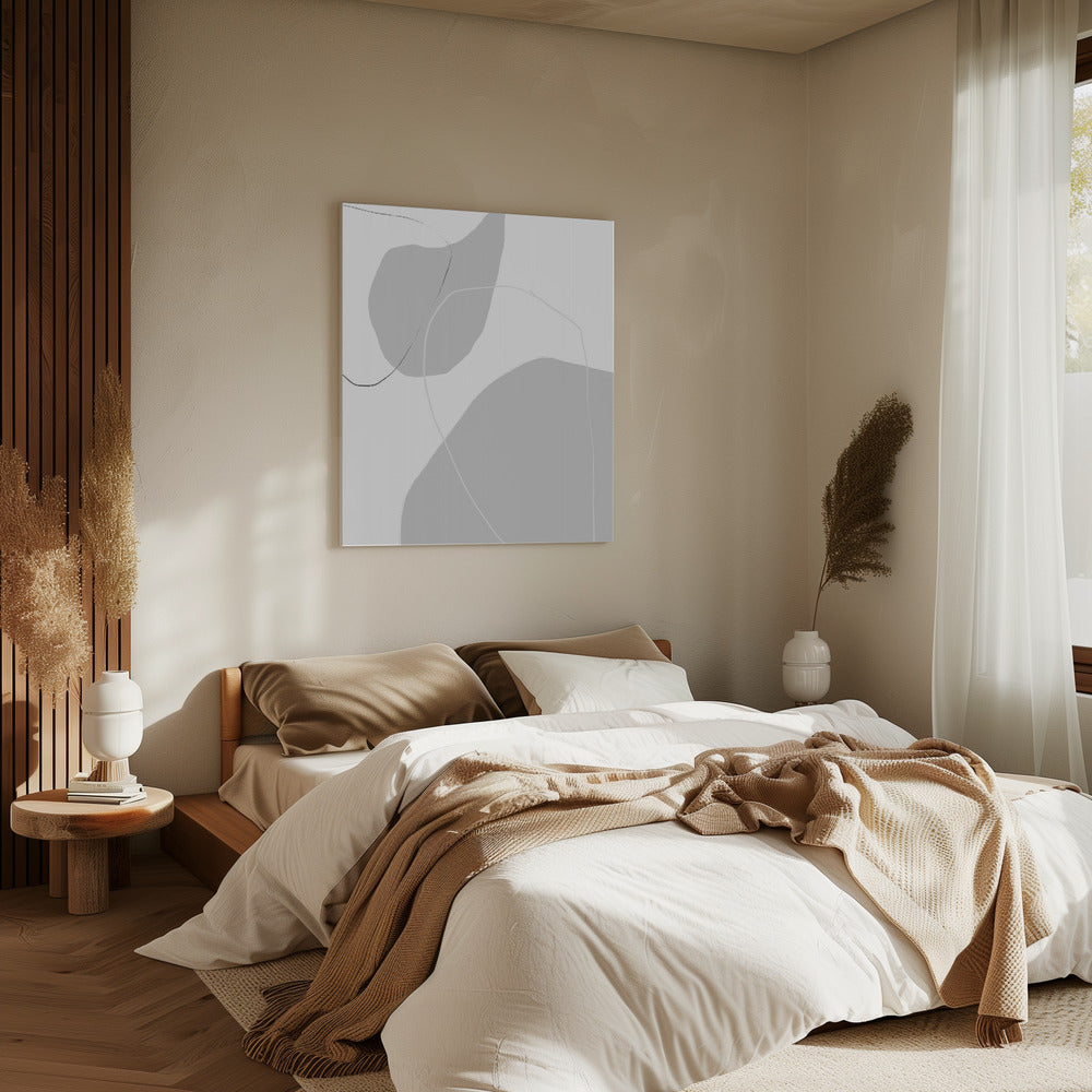 Sanfter Kurventanz | Leinwand