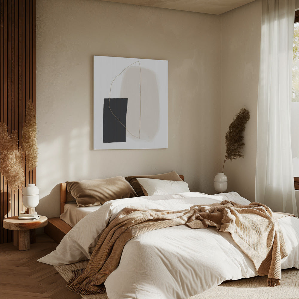 Harmonie im Minimalismus | Leinwand