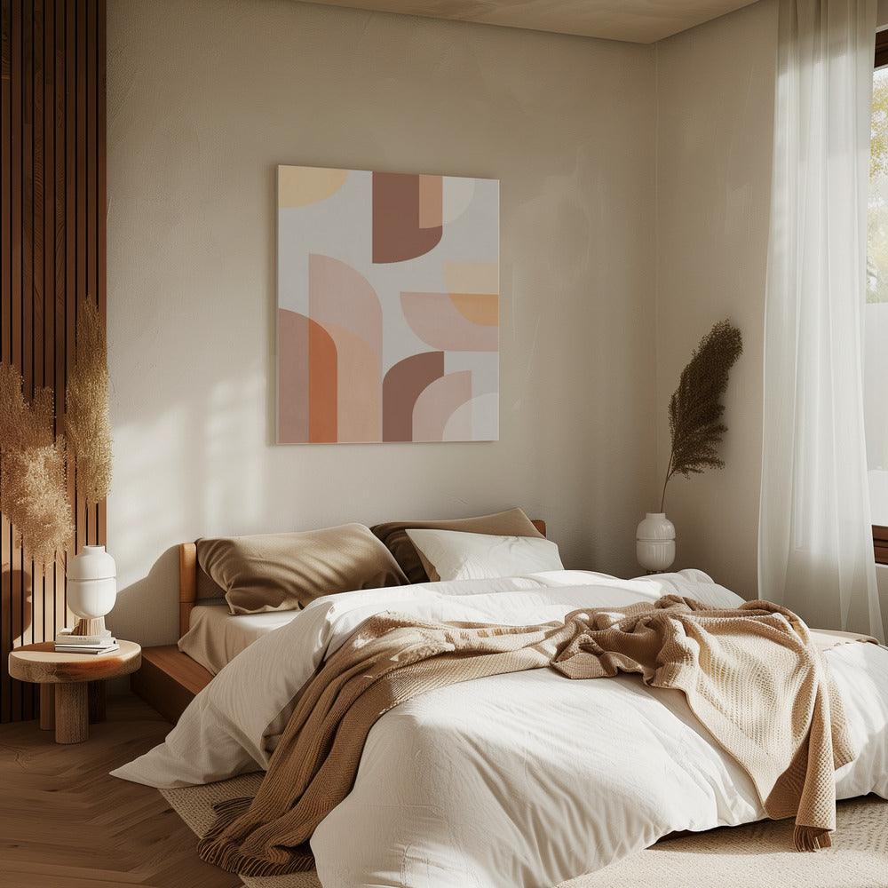 Retro Geometrisch | Leinwand