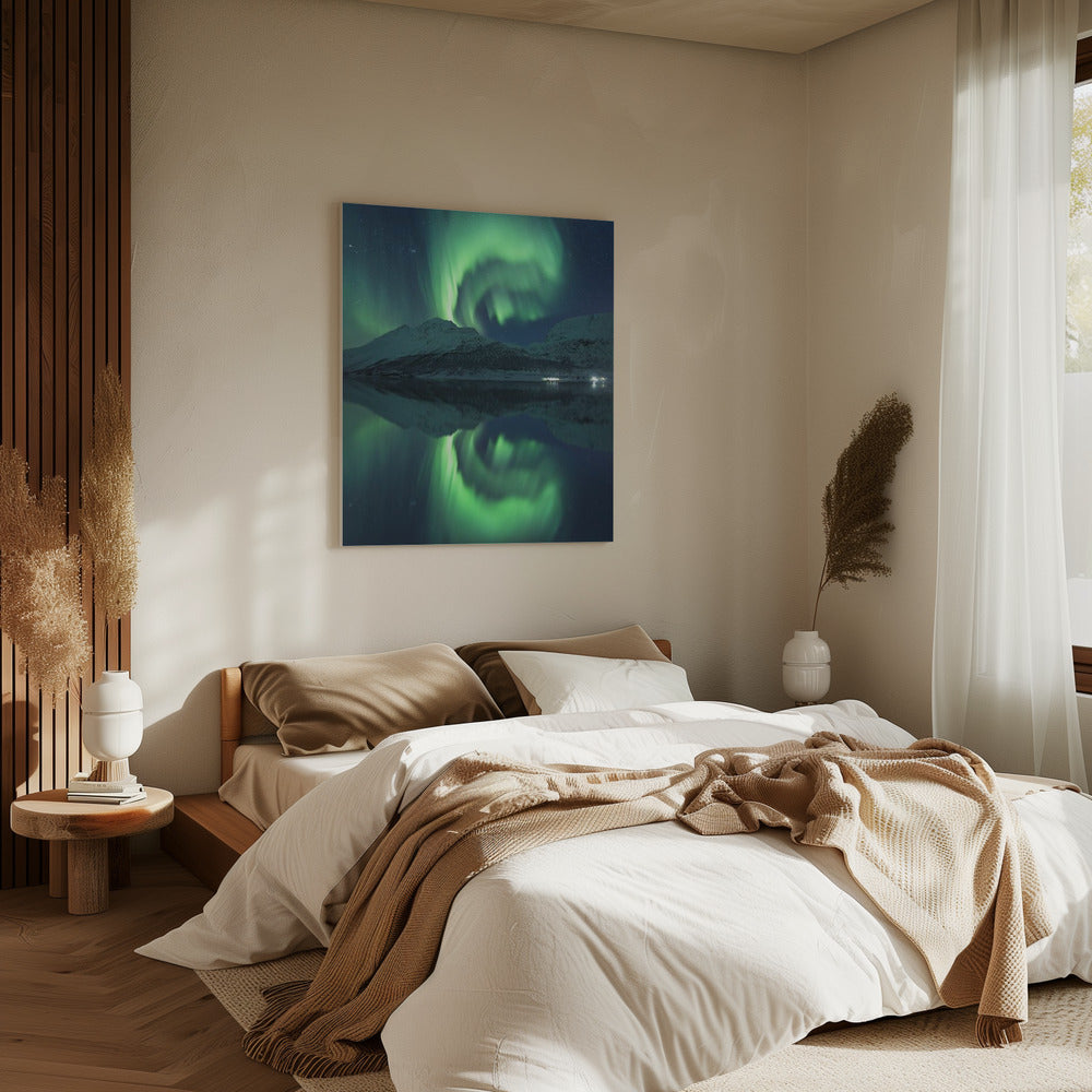 Reflektierende Fee vertikal | Leinwand