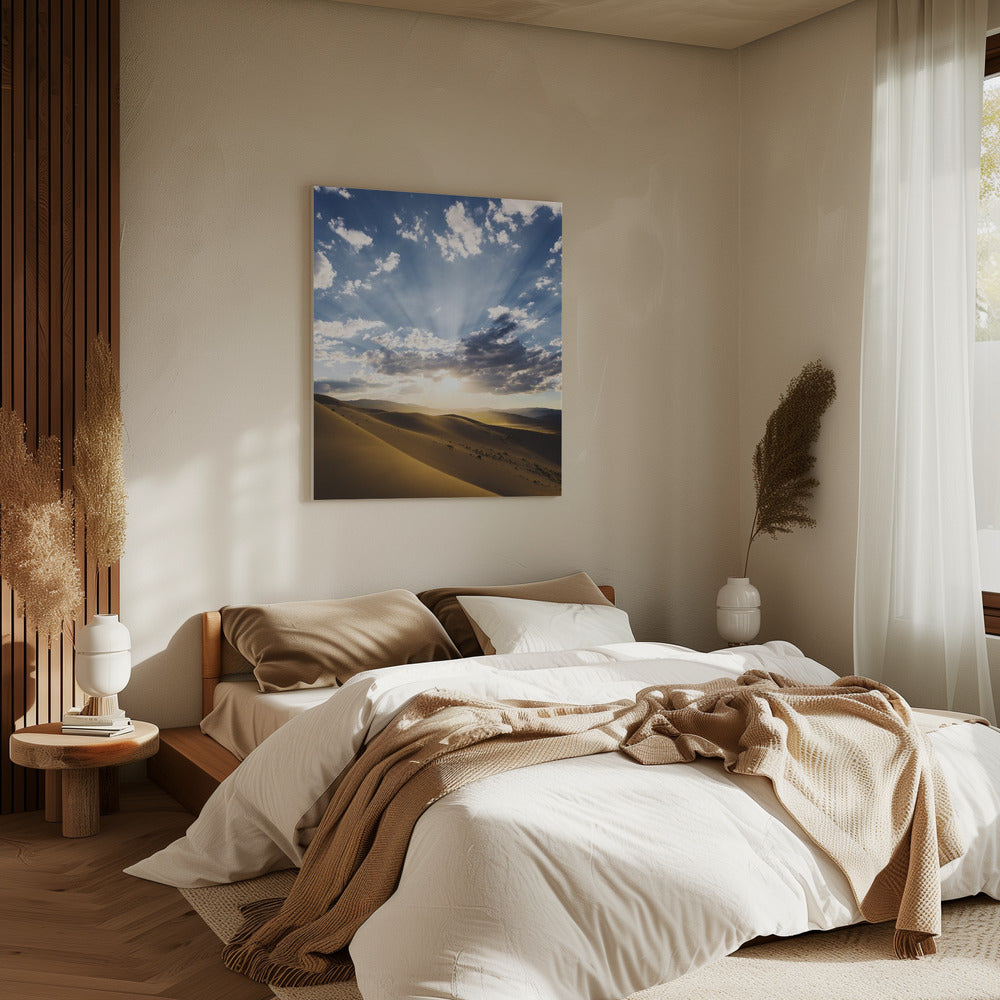Wüstenstrahlen | Leinwand