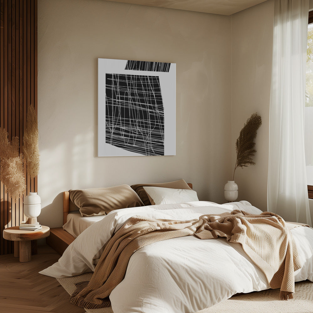 Chaotischer Linientanz | Leinwand