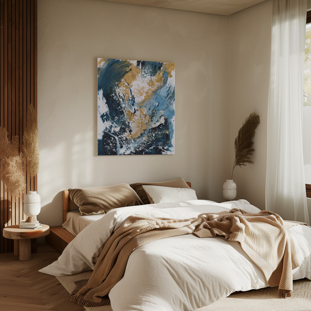 Goldenes Meer | Leinwand