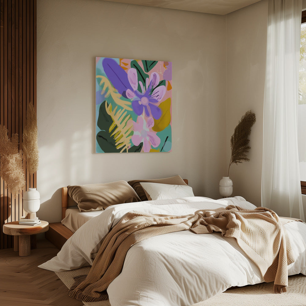 Floral Whimsy Burst | Leinwand