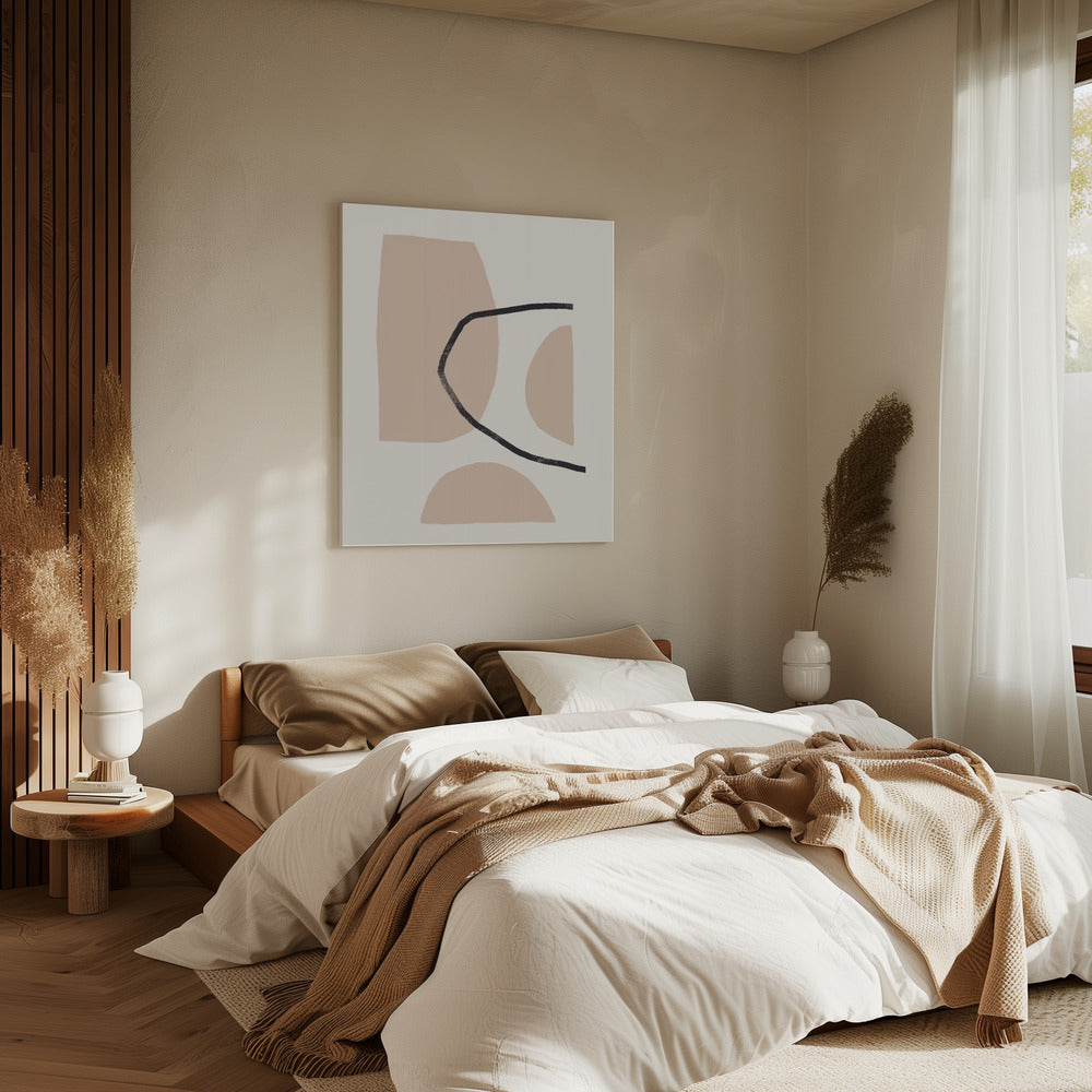 Stilvolle geometrische Komposition | Leinwand