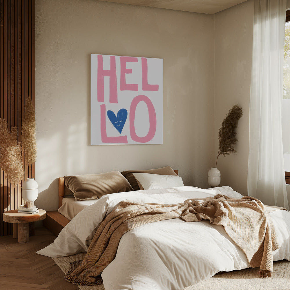 Freundlicher Herzschlag | Leinwand