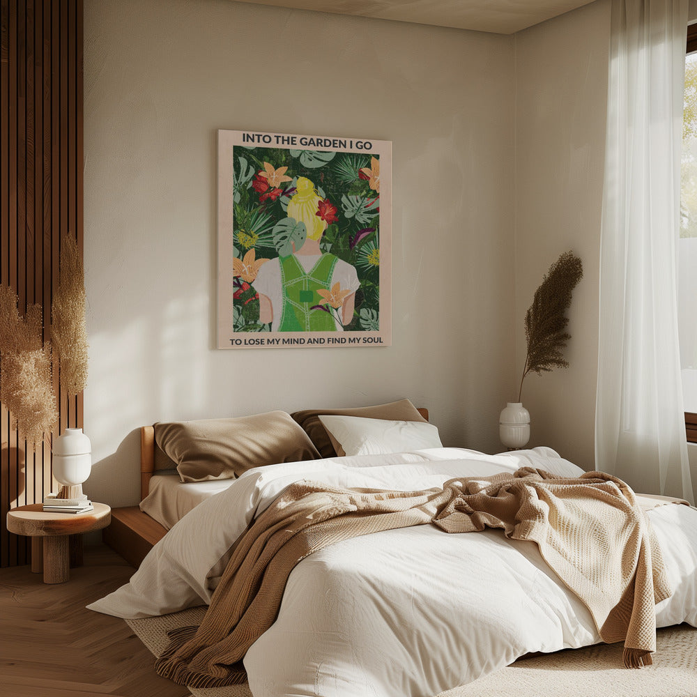 In den Garten (blond) | Leinwand