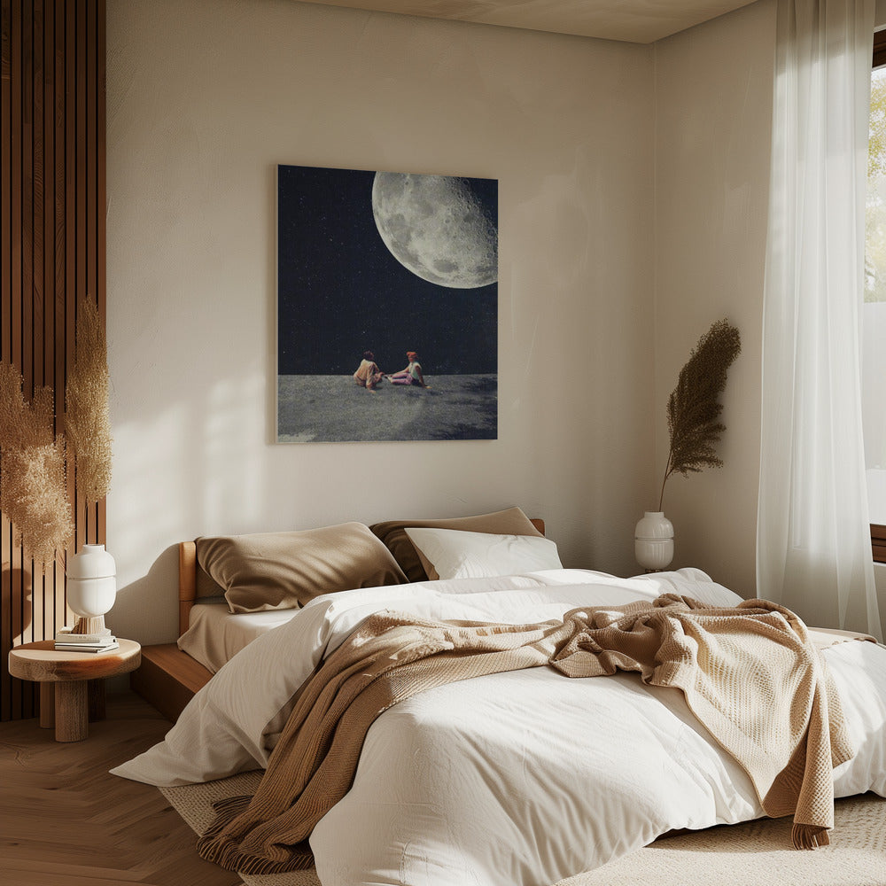 Ich gab dir den Mond für ein Lächeln | Leinwand