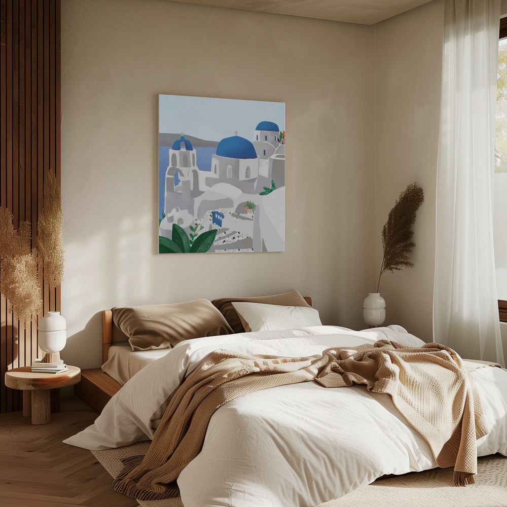 Insel Santorin | Leinwand