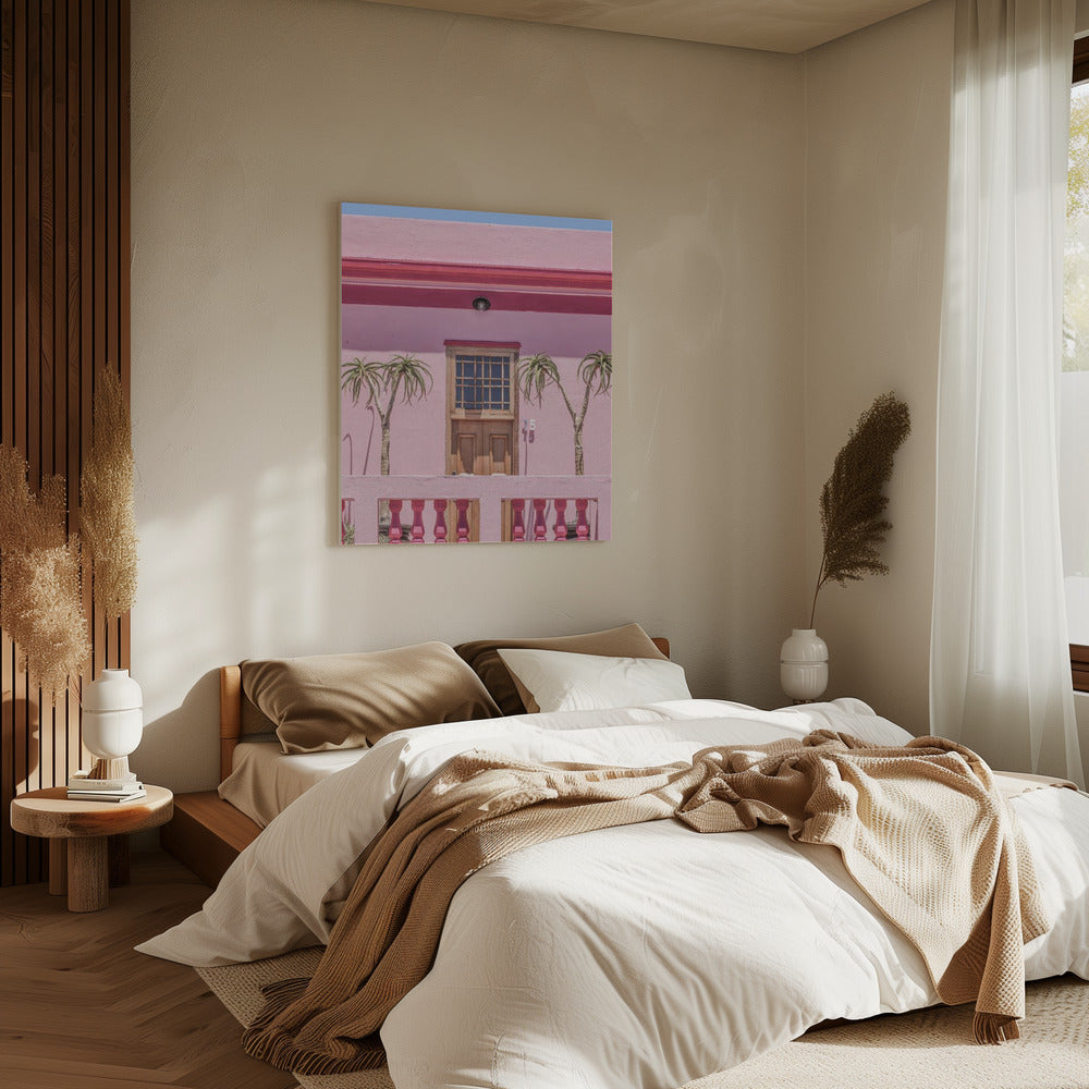 Peachy Facade | Canvas
