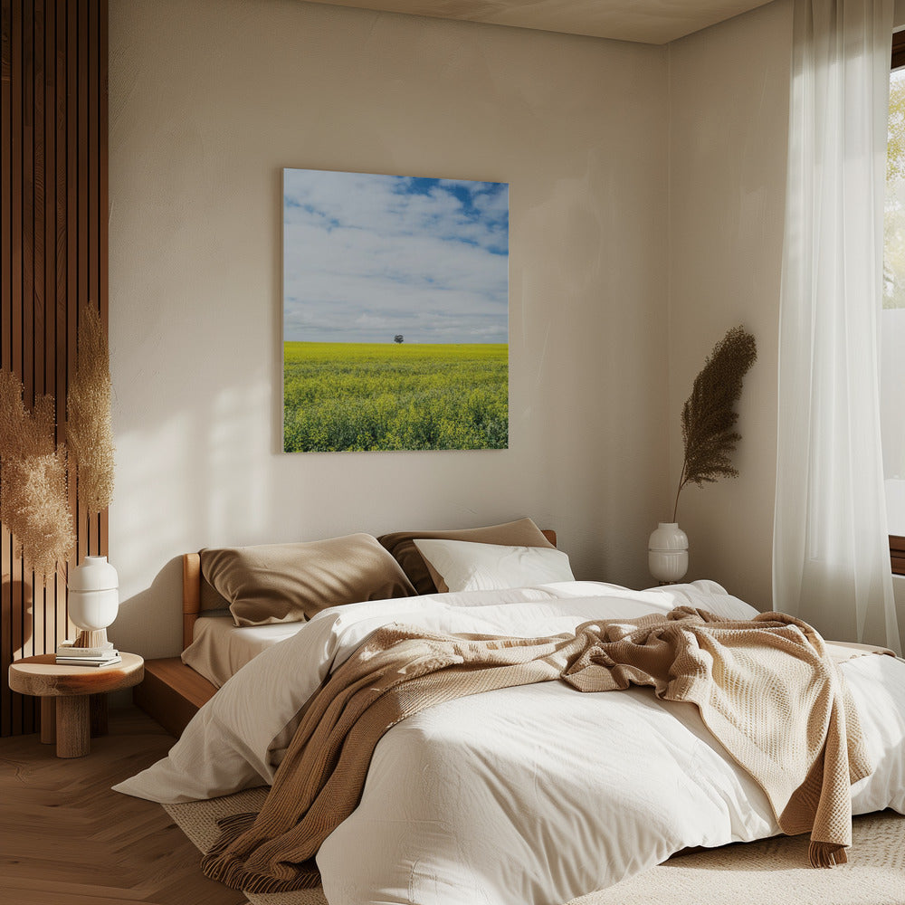 Einsamer Baumhorizont | Leinwand