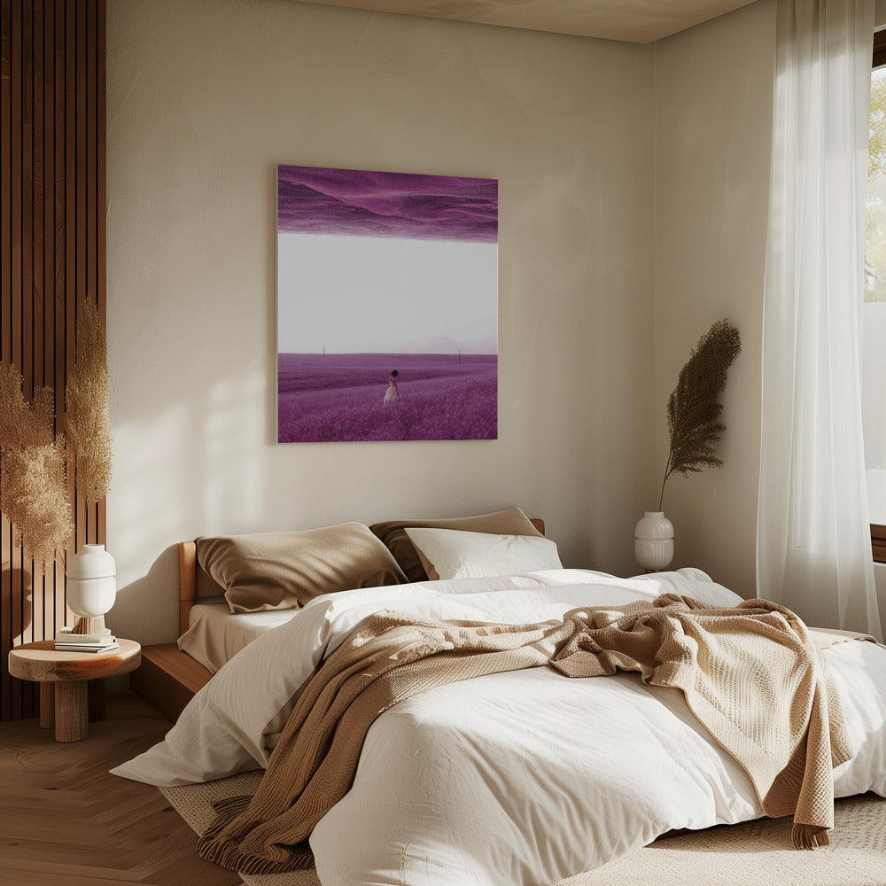 Lila Felder | Leinwand