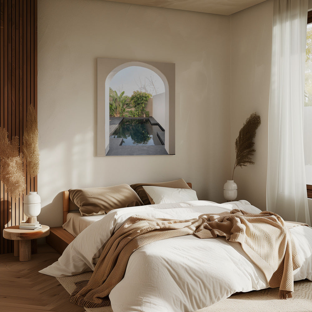 Der Pool des Istoria Hotels | Leinwand
