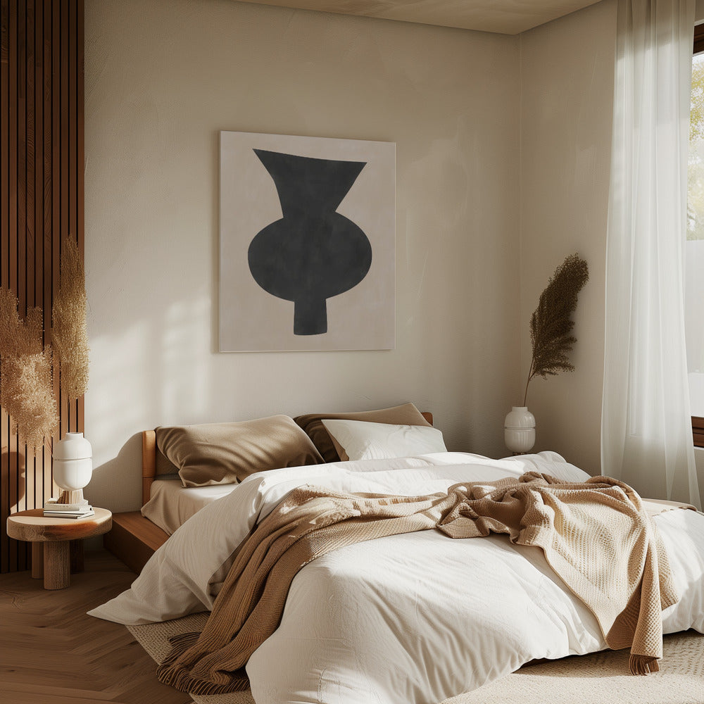 Abstract Vase Silhouette | Canvas