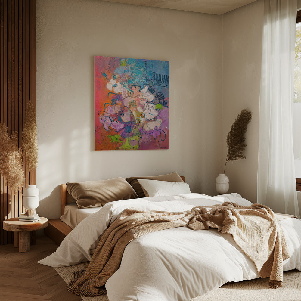 Florale Traumlandschaft | Leinwand
