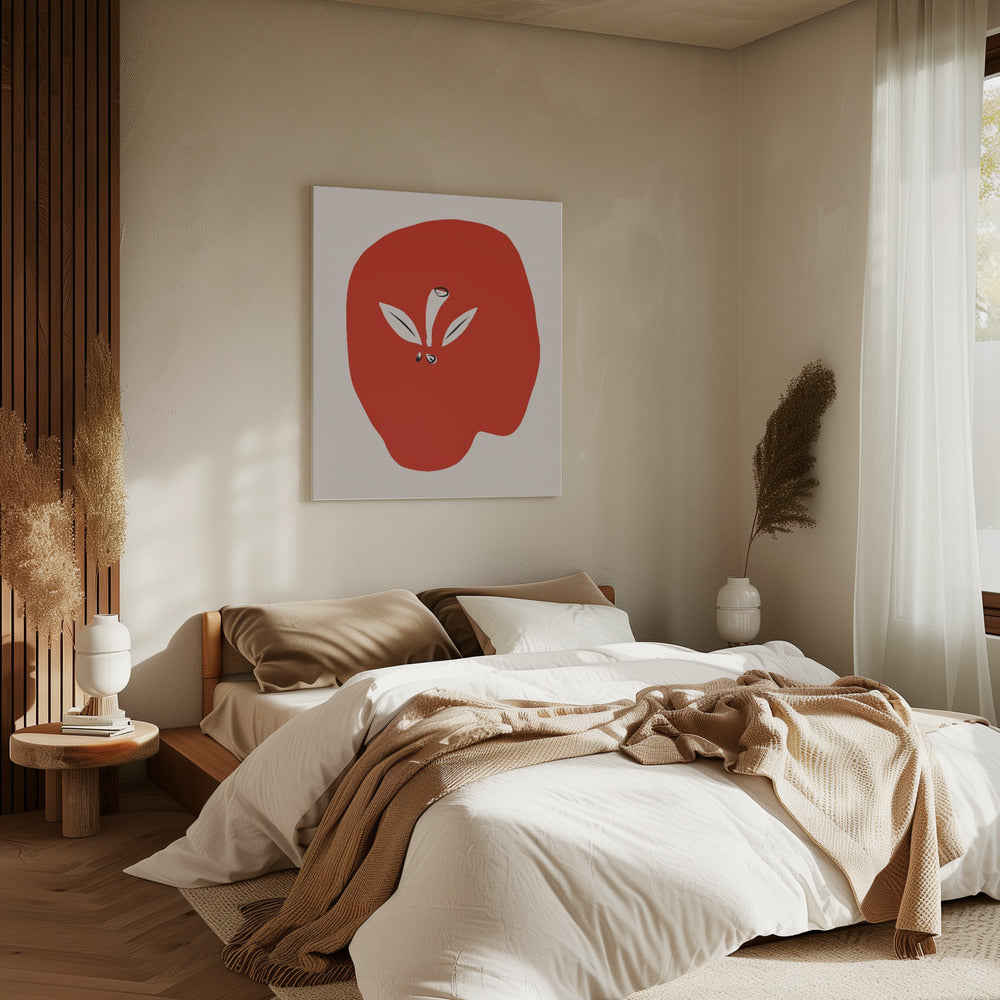 Big Red Apple | Canvas
