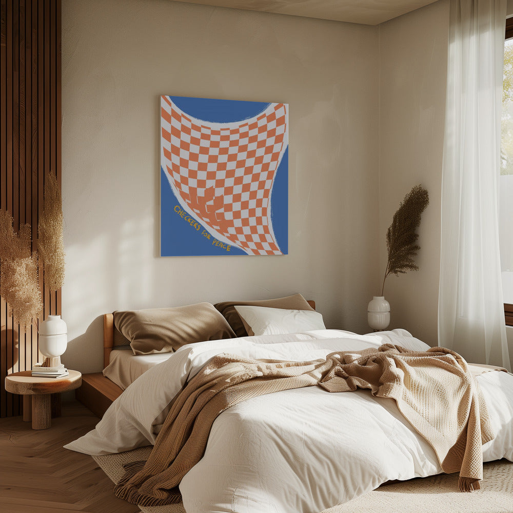 Checkers for Peace | Canvas