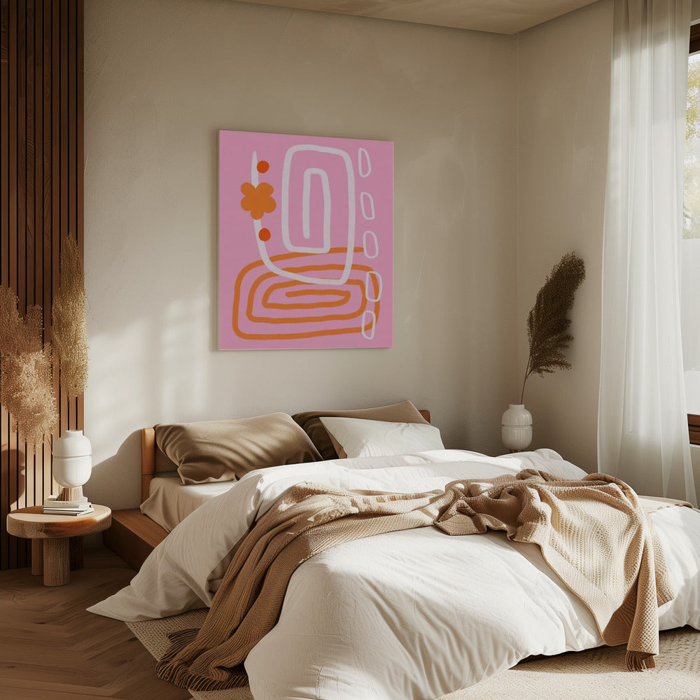 Spiral Bloomscape | Canvas