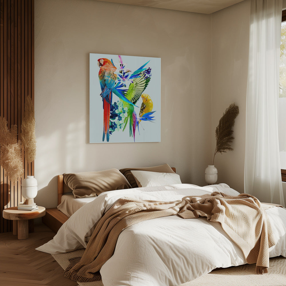 Paradiesvögel I | Leinwand