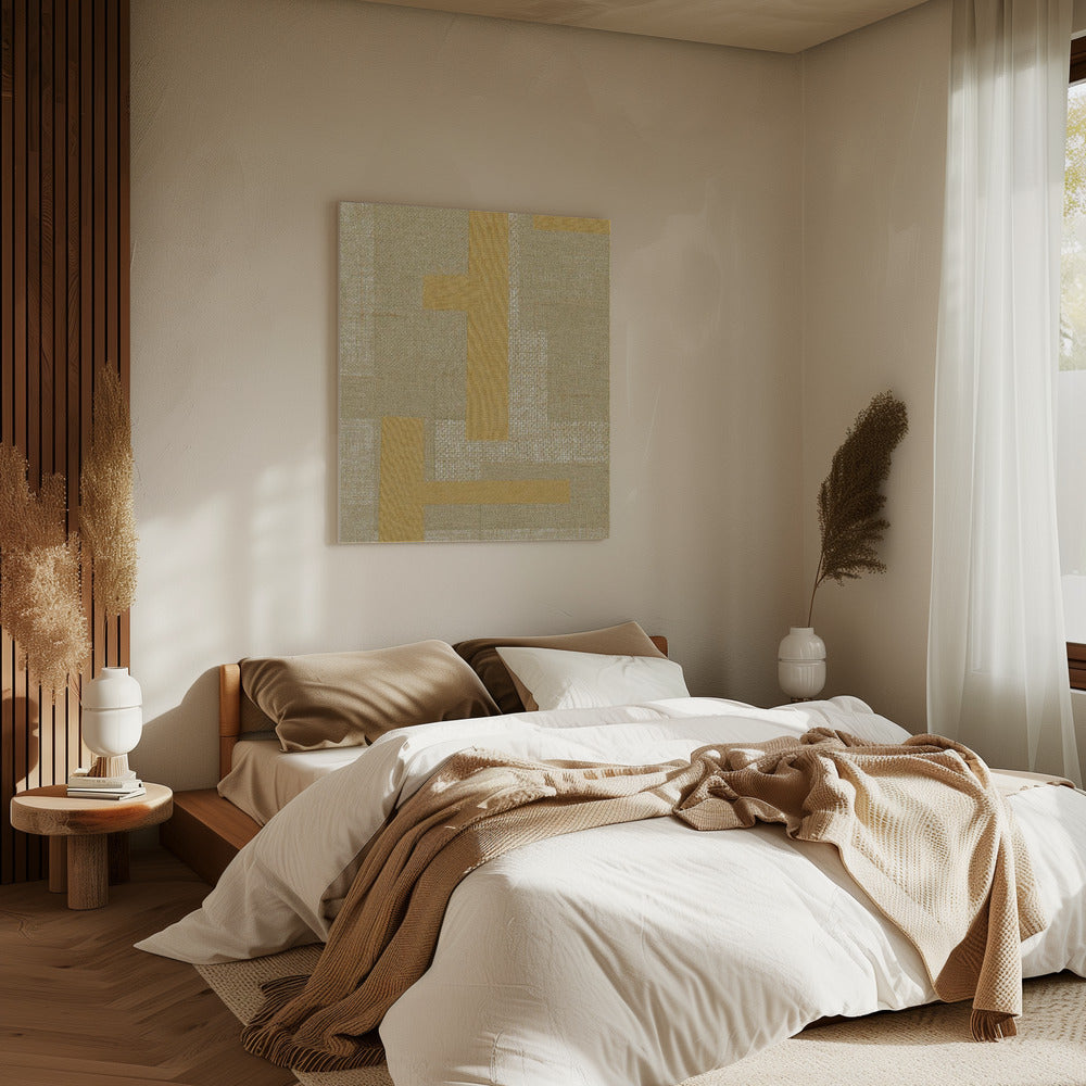 Strukturierte Harmonie | Leinwand