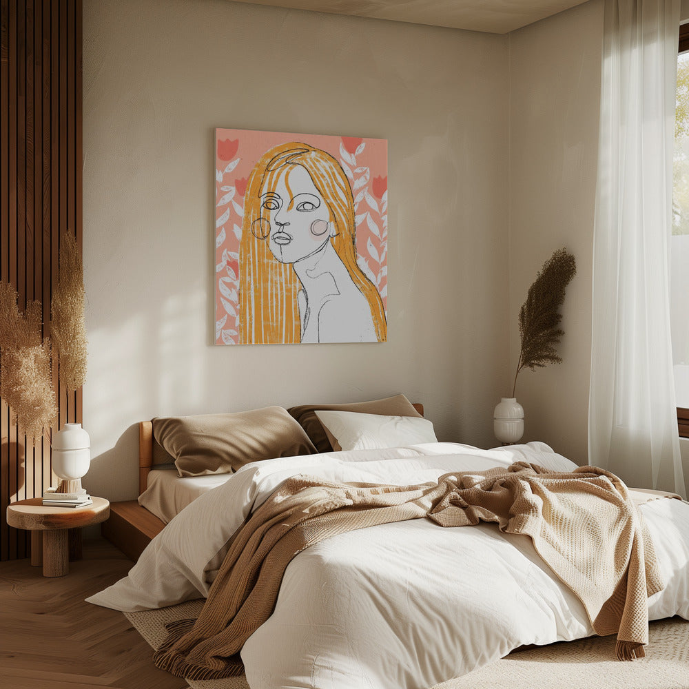 Floral Gaze | Canvas