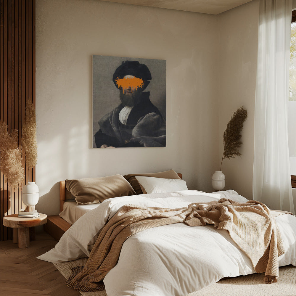 Orange Vandal Splash | Canvas