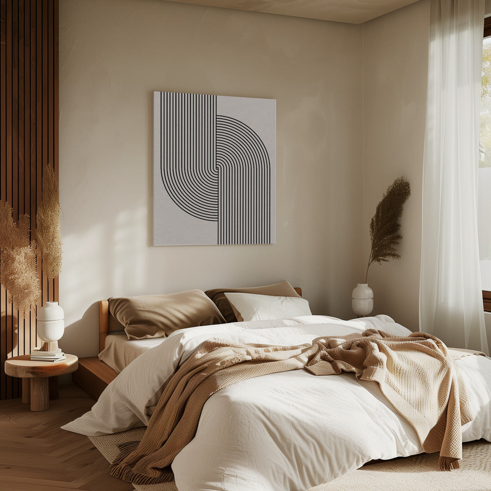 Gebogene Symmetrie | Leinwand