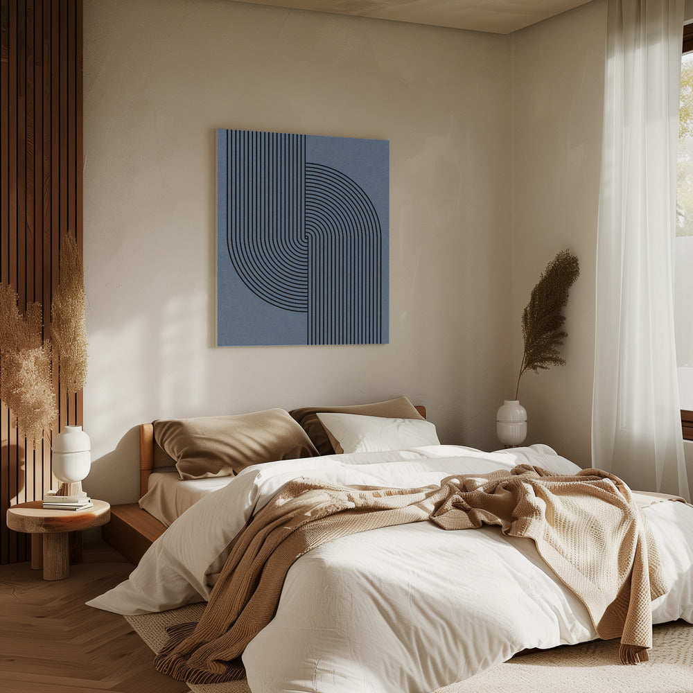 Gebogene Symmetrie | Leinwand