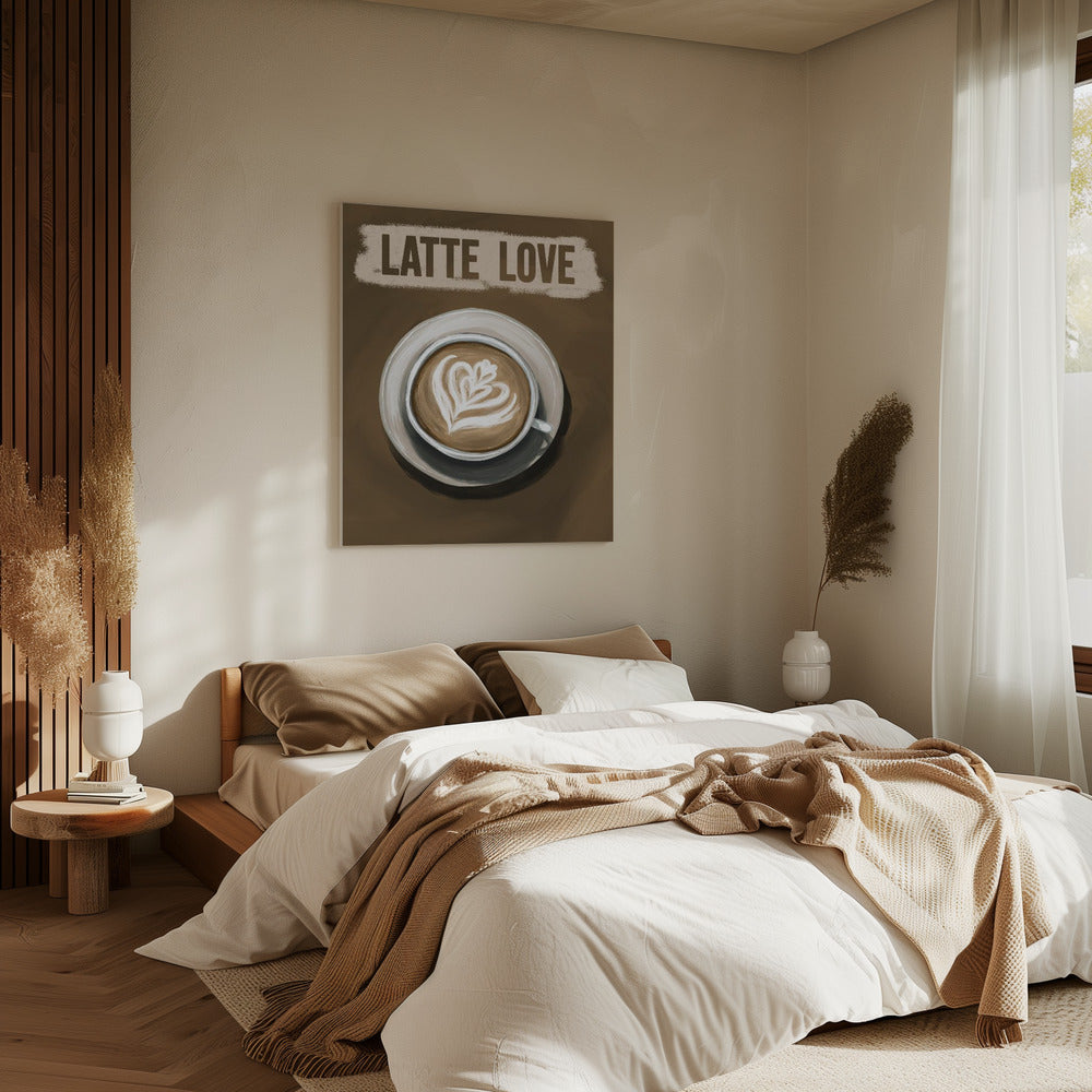 Latte Love | Leinwand