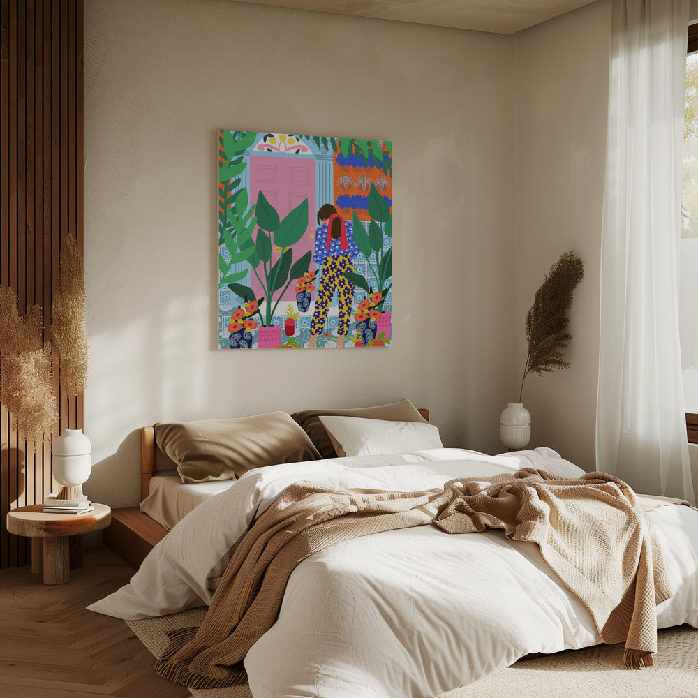 Blumenmädchen | Leinwand