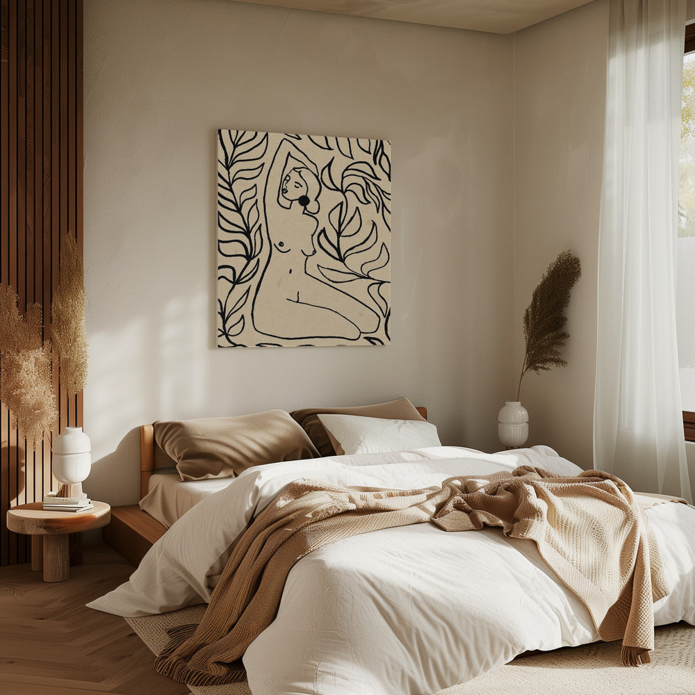 Mädchen in der Natur | Leinwand