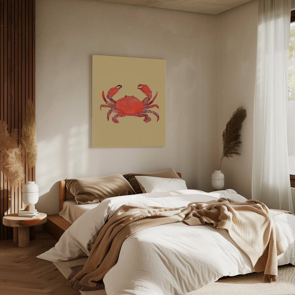 Krabbenposter | Leinwand