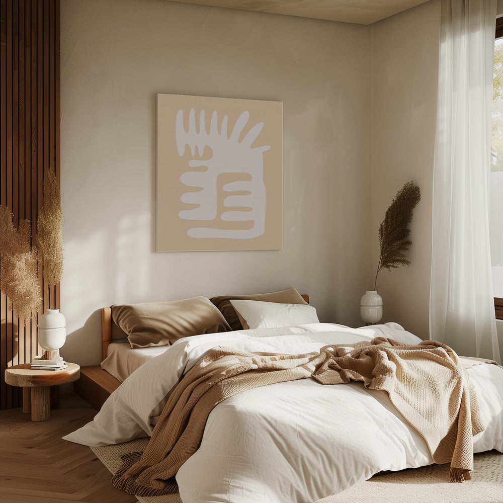 Abstract Organic Shape | Canvas