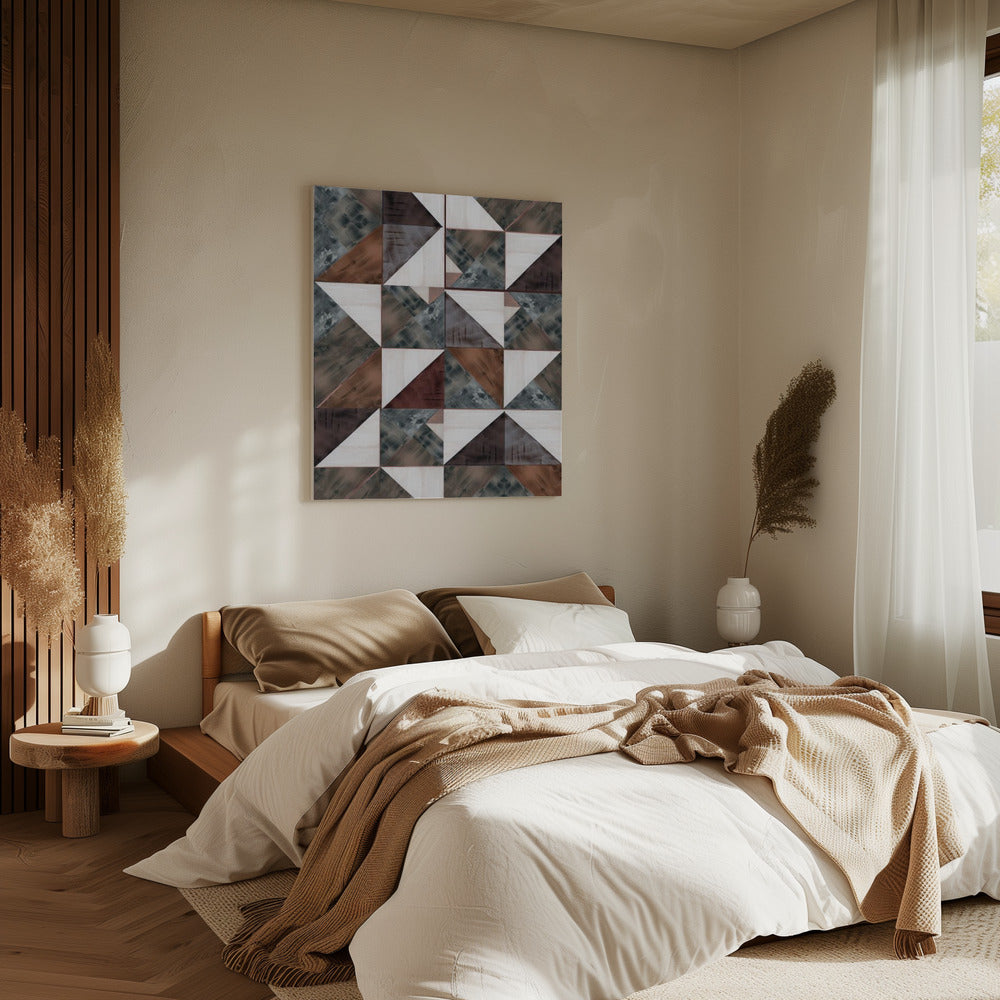 Sepia Inlay 1 | Leinwand