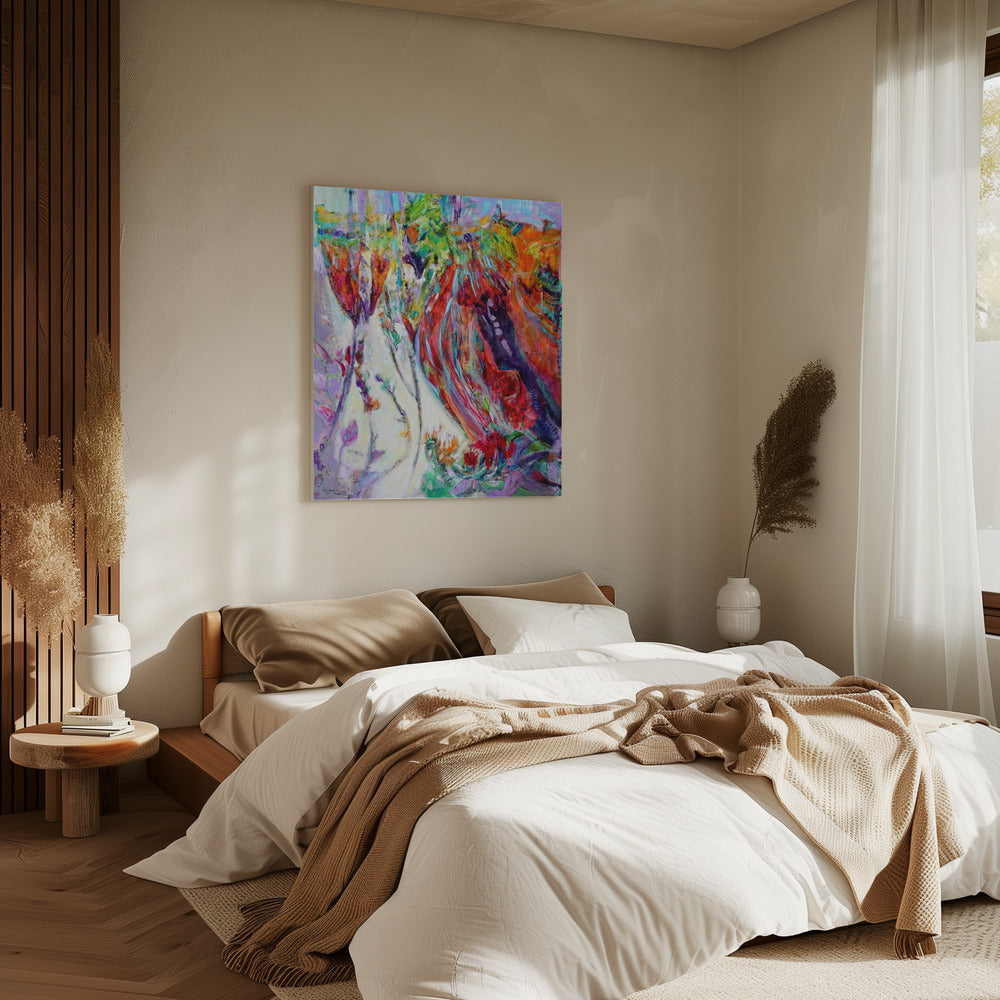 Lebendiger Wandteppich | Leinwand