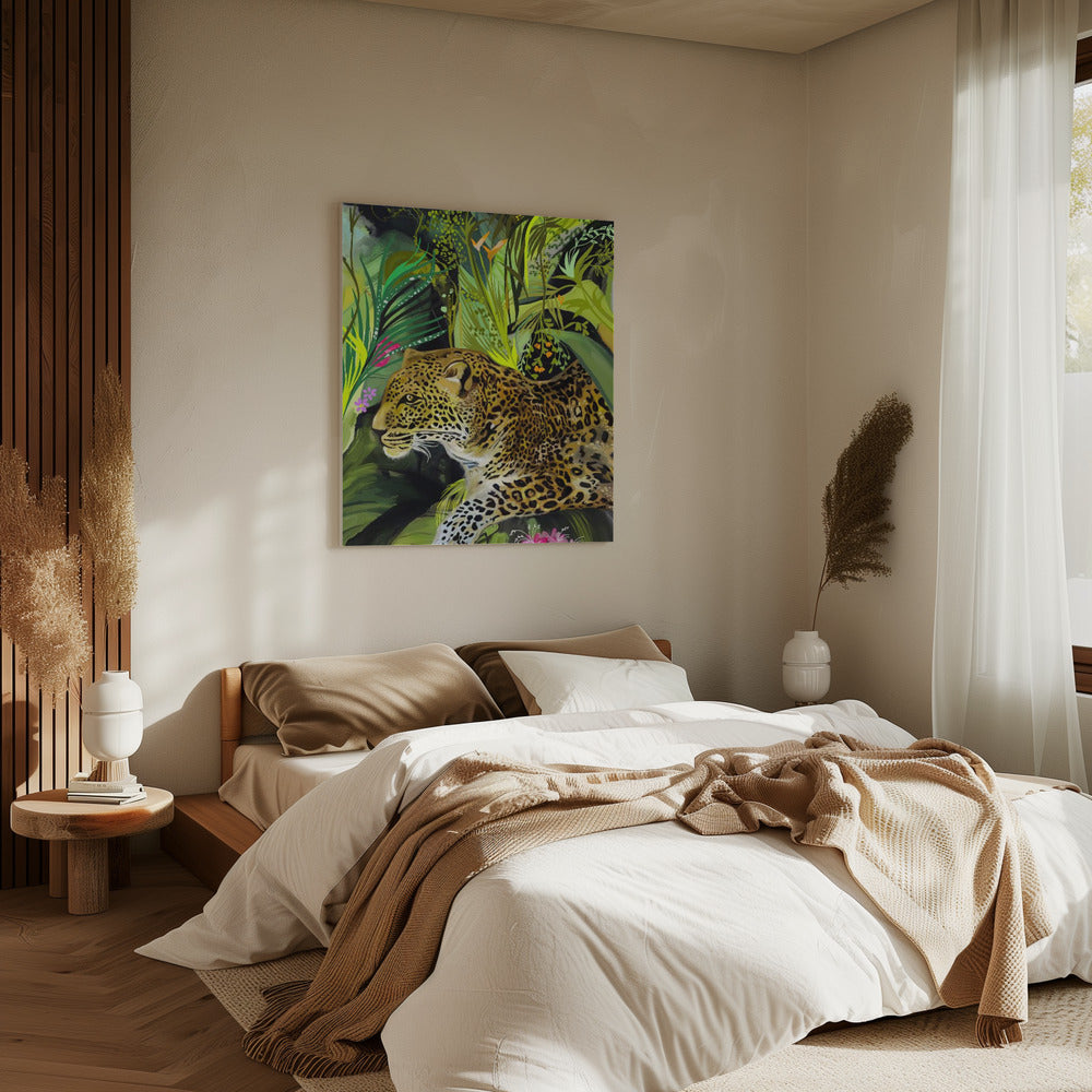 Leopardenkönig | Leinwand