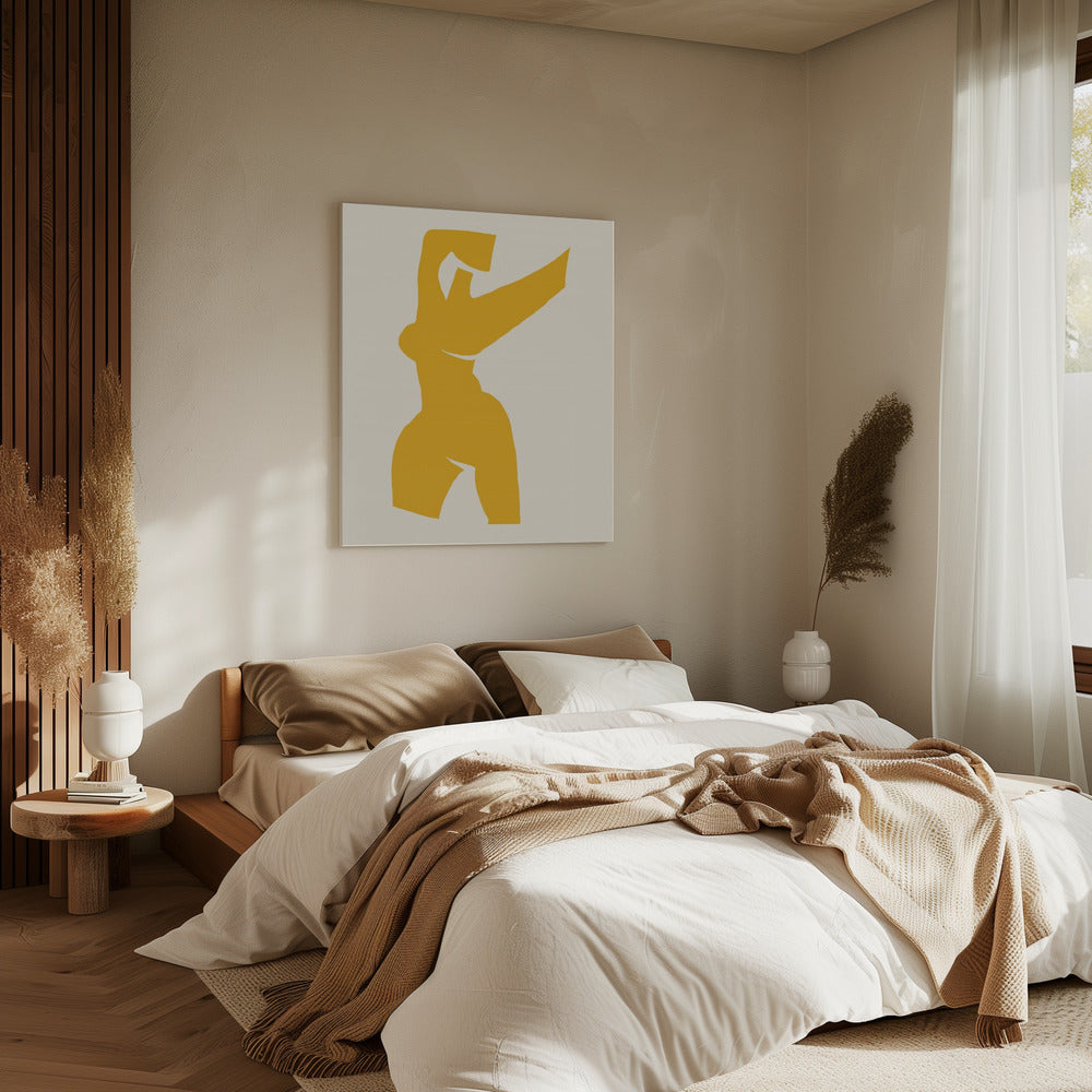Die gelbe Muse 02 | Leinwand