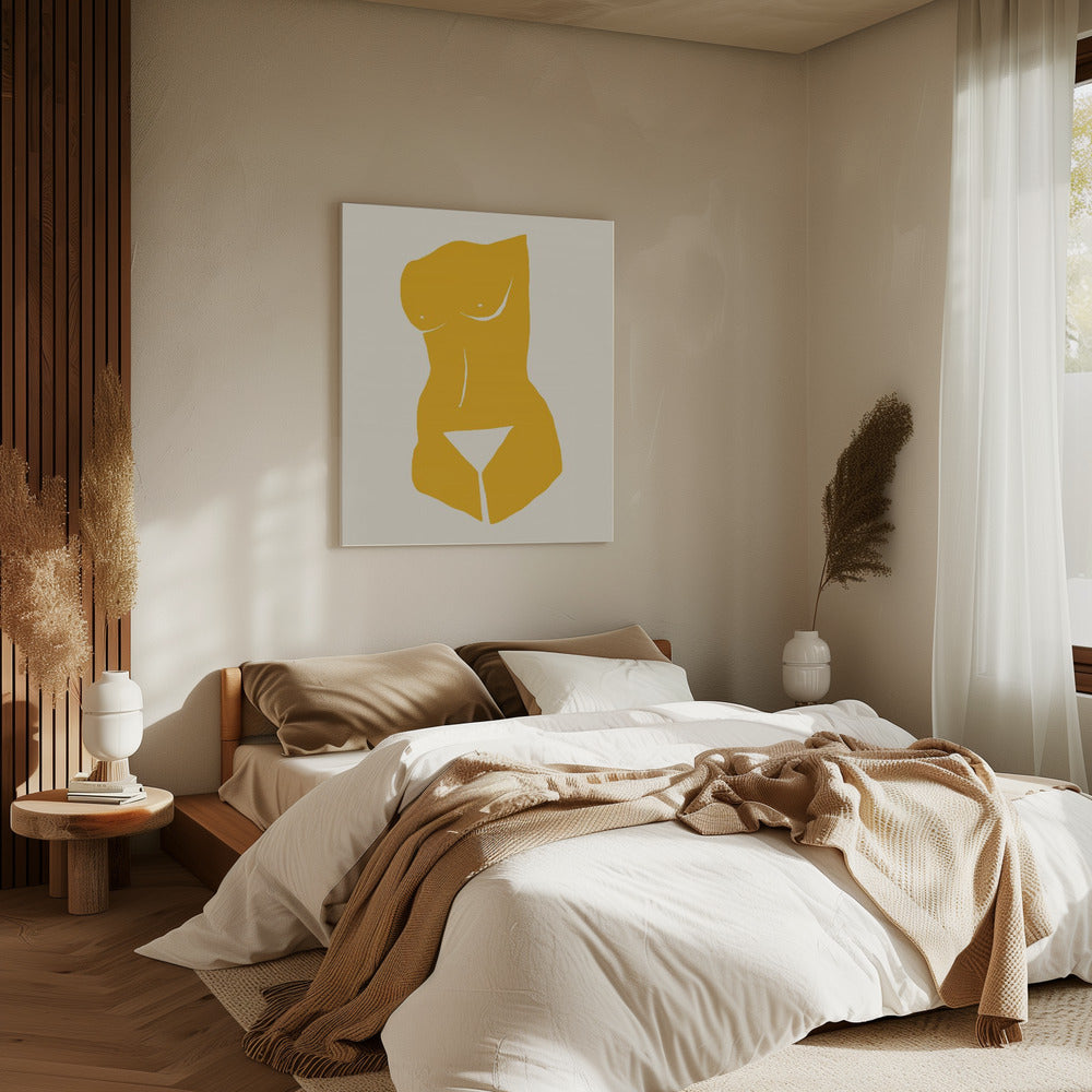 Die gelbe Muse 04 | Leinwand