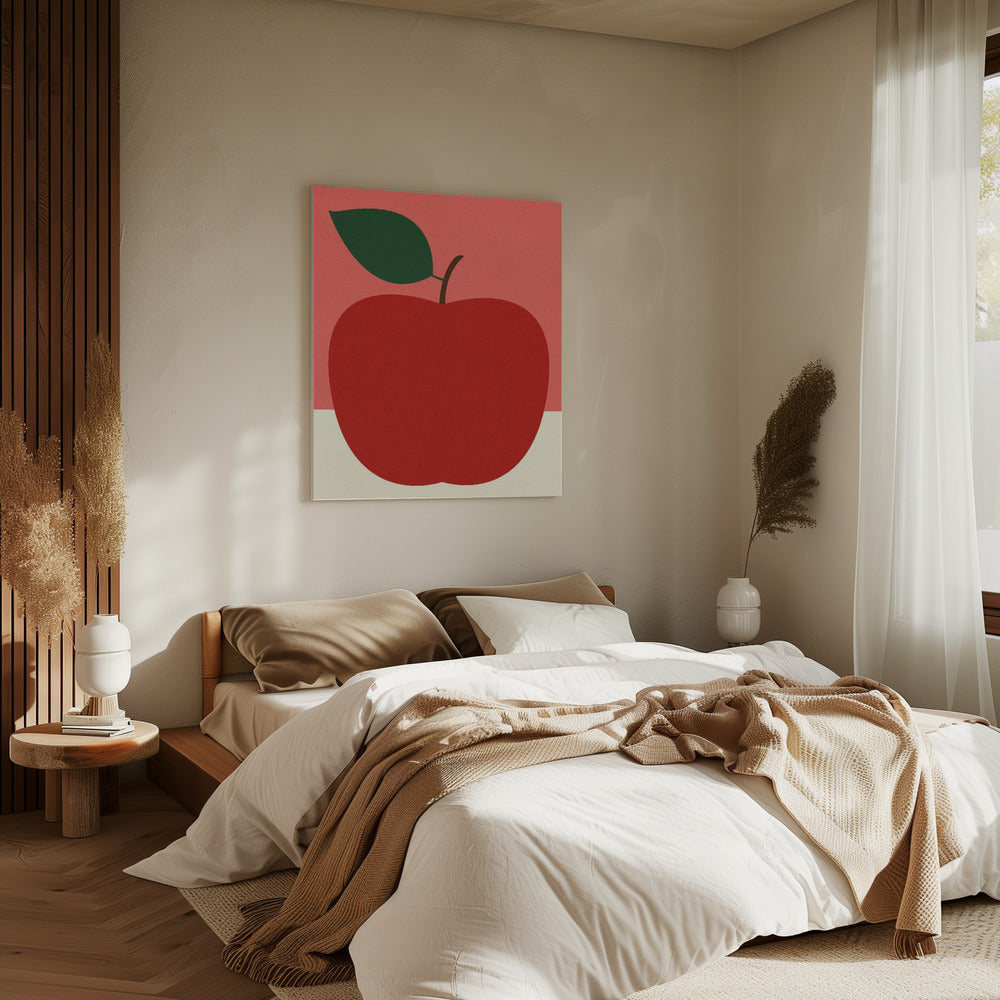 Roter Apfel | Leinwand