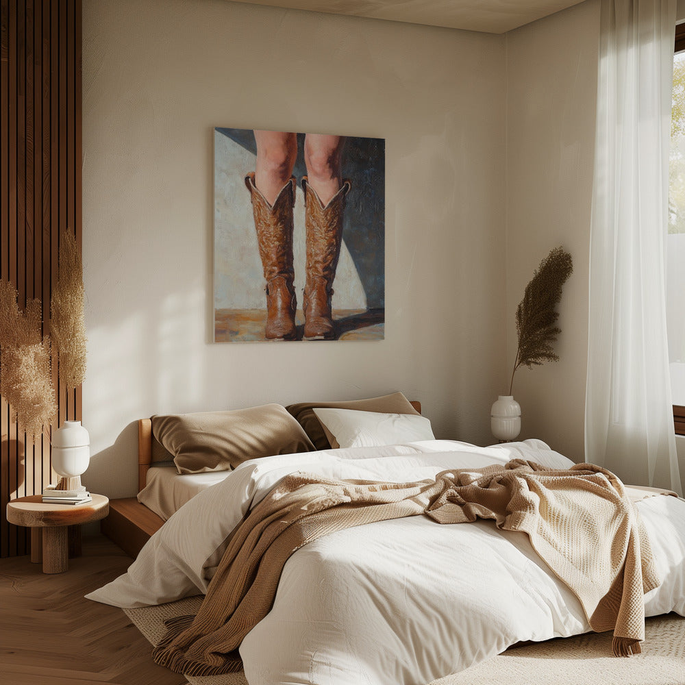 Cowboystiefel | Leinwand