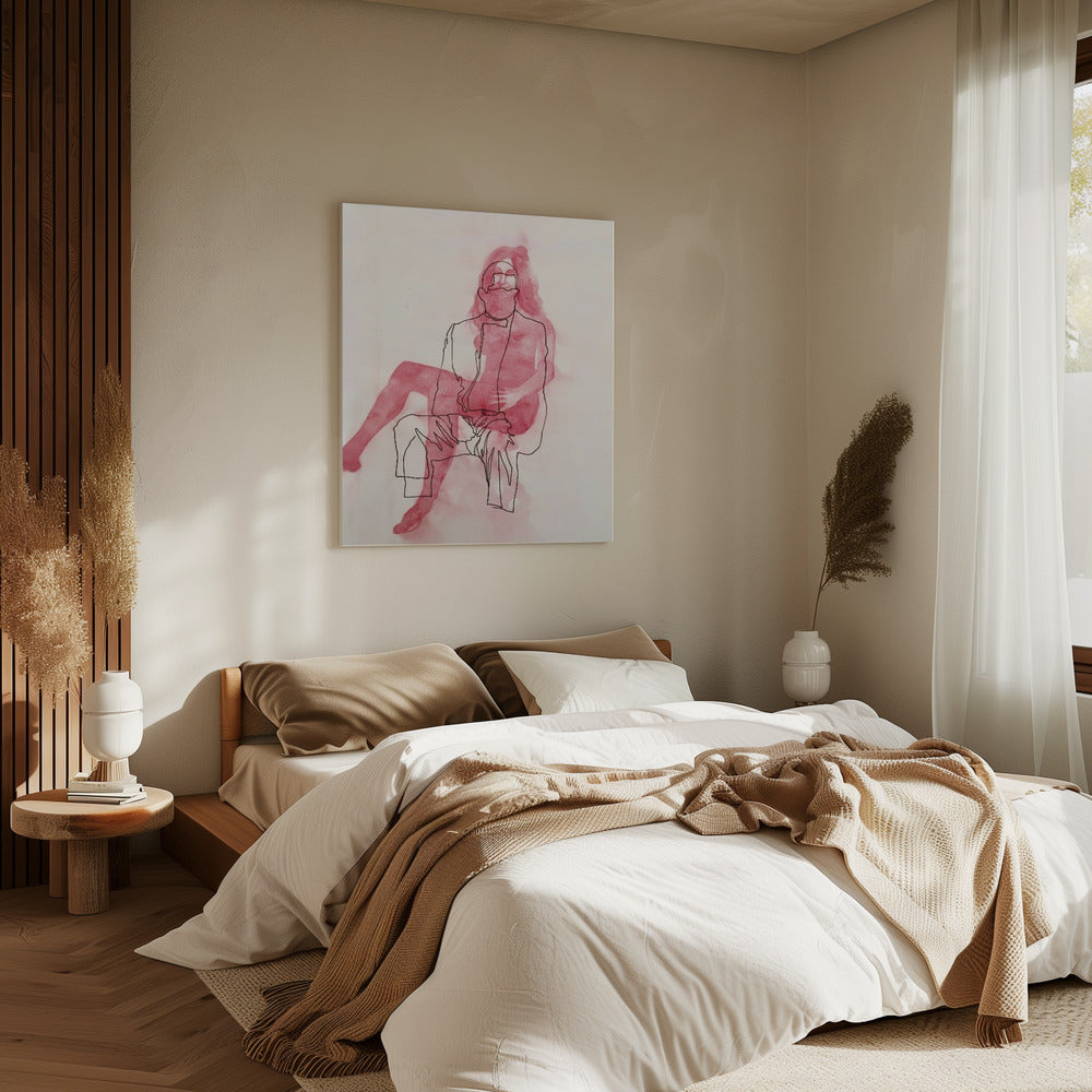 Two Seated Figures | Canvas
