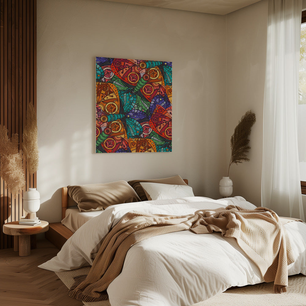 Steampunk Schmetterlingskunst | Leinwand